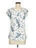 Daniel Rainn Ivory Short Sleeve Top Size M - photo 1