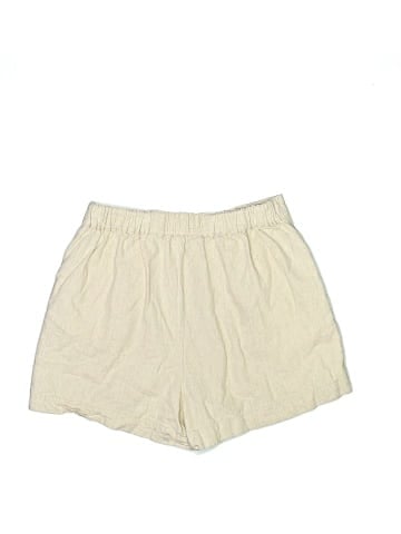 Madewell Clean Pull-On Shorts in Linen-Cotton (view 2)