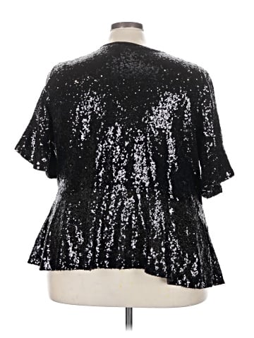 ELOQUII Short Sleeve Blouse (view 2)