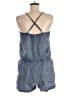 Unbranded 100% Lyocell Solid Blue Romper Size M - photo 2