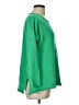 Crown & Ivy 100% Cotton Green Pullover Sweater Size L - photo 4