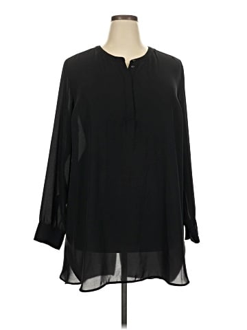 Lane Bryant Long Sleeve Blouse (view 1)