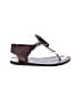 Unbranded 100% Leather Brown Sandals Size EU 38 - photo 1
