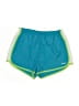 Reebok 100% Polyester Color Block Teal Athletic Shorts Size S - photo 1