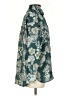 Elan 100% Polyester Floral Teal Long Sleeve Blouse Size S - photo 4