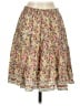Max Studio 100% Rayon Floral Yellow Casual Skirt Size S - photo 1