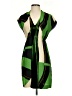 A Common Thread Color Block Green Casual Dress Size P (petite) - photo 1