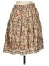 Max Studio 100% Rayon Floral Yellow Casual Skirt Size S - photo 2