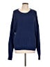 Gap 100% Cotton Solid Blue Pullover Sweater Size L - photo 1
