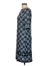 Max Studio Print Blue Casual Dress Size L - photo 5