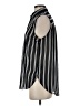 H&M 100% Polyester Stripes Black Sleeveless Blouse Size 2 - photo 5