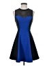 Material Girl Color Block Blue Cocktail Dress Size S - photo 1