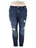 Maurices Hearts Blue Jeans Size 24W regular - photo 1
