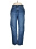 Riders 100% Cotton Solid Blue Jeans Size 14 - photo 1
