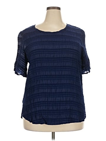 Bobeau Short Sleeve Blouse (view 1)