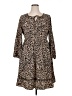 BLOOMCHIC Animal Print Brown Casual Dress Size 14 - photo 1