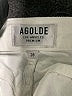 AGOLDE 100% Cotton White Denim Shorts Size 28 waist - photo 3