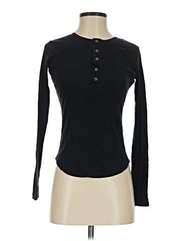 Vince. Long Sleeve Henley (view 1)