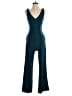 Crystal Sky Solid Teal Jumpsuit Size S - photo 1