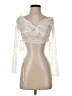 Shein Ivory Long Sleeve Top Size S - photo 1