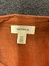 Tamara H. Brown Sleeveless Button-Down Shirt Size S - photo 7