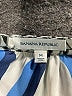 Banana Republic 100% Polyester Graphic Blue 3/4 Sleeve Blouse Size M - photo 7