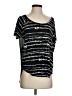 Express 100% Rayon Black Short Sleeve Top Size S - photo 1