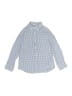 Crewcuts 100% Cotton Checkered-gingham Blue Long Sleeve Button-Down Shirt Size 4 - 5 - photo 1