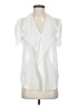 Babaton 100% Polyester White Short Sleeve Blouse Size S - photo 1