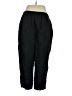 Flax Solid Black Track Pants Size 14 (L) - photo 2