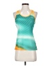 The North Face 100% Polyester Teal Active Tank Size S - photo 1