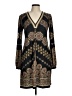 Hale Bob Paisley Black Casual Dress Size M - photo 1