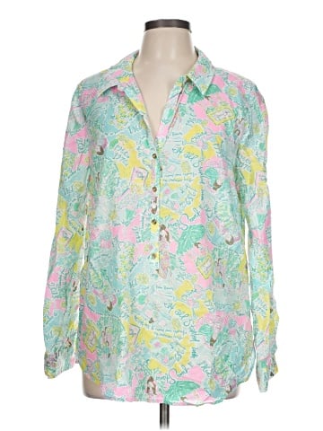 Lilly Pulitzer Long Sleeve Blouse (view 1)