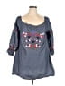 Max Studio Gray Casual Dress Size XL - photo 1