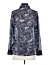 MTWTFSS Weekday 100% Polyester Blue Long Sleeve Blouse Size S - photo 2