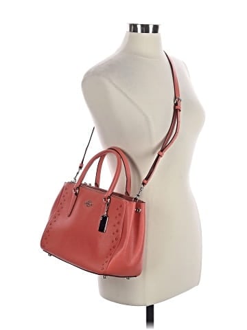 Coach Factory Leather Satchel (view 2)