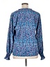 Assorted Brands 100% Polyester Blue Long Sleeve Blouse Size XL - photo 2