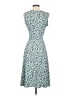 Leota Print Teal Casual Dress Size S - photo 2