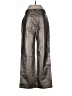 WAYF Metallic Silver Casual Pants Size L - photo 2