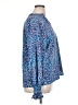Assorted Brands 100% Polyester Blue Long Sleeve Blouse Size XL - photo 4