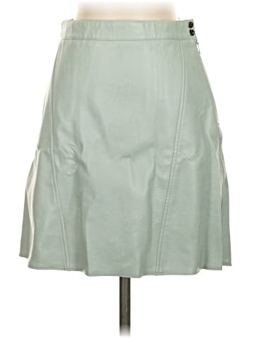 Zara Basic Faux Leather Skirt (view 1)