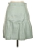 Zara Basic 100% Polyurethane Solid Green Faux Leather Skirt Size XS - photo 2