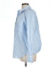 On 34th 100% Cotton Stripes Blue Long Sleeve Button-Down Shirt Size L - photo 5