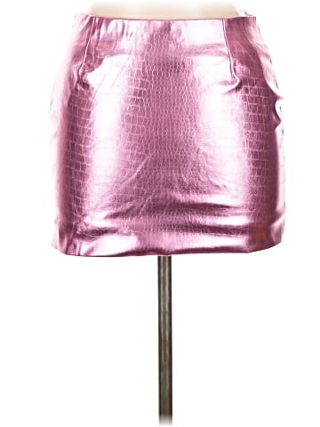 Superdown Faux Leather Skirt (view 2)