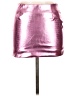 Superdown Metallic Pink Faux Leather Skirt Size L - photo 2