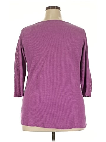 Woman Within 3/4 Sleeve Top (view 2)
