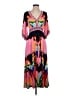 Boden Print Pink Casual Dress Size 4 (petite) - photo 1