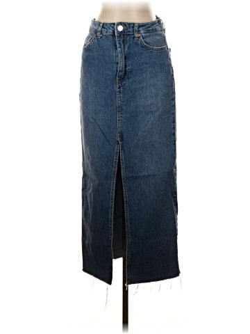 Stradivarius Denim Skirt (view 1)