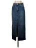 Stradivarius Blue Denim Skirt Size 4 - photo 1