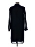 J.Crew 100% Polyester Black Casual Dress Size 8 - photo 2